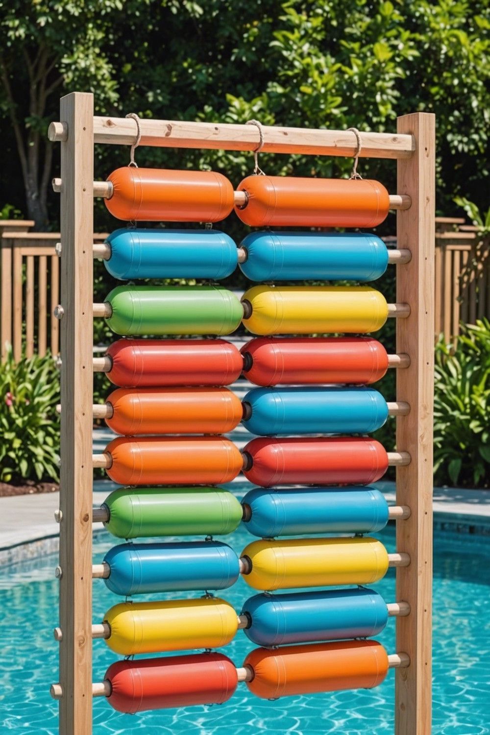 11) DIY Pool Float Holder
