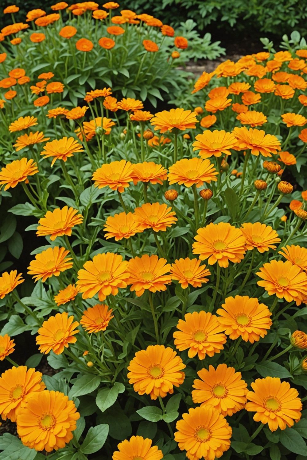 Calendula in Autumn Gardens