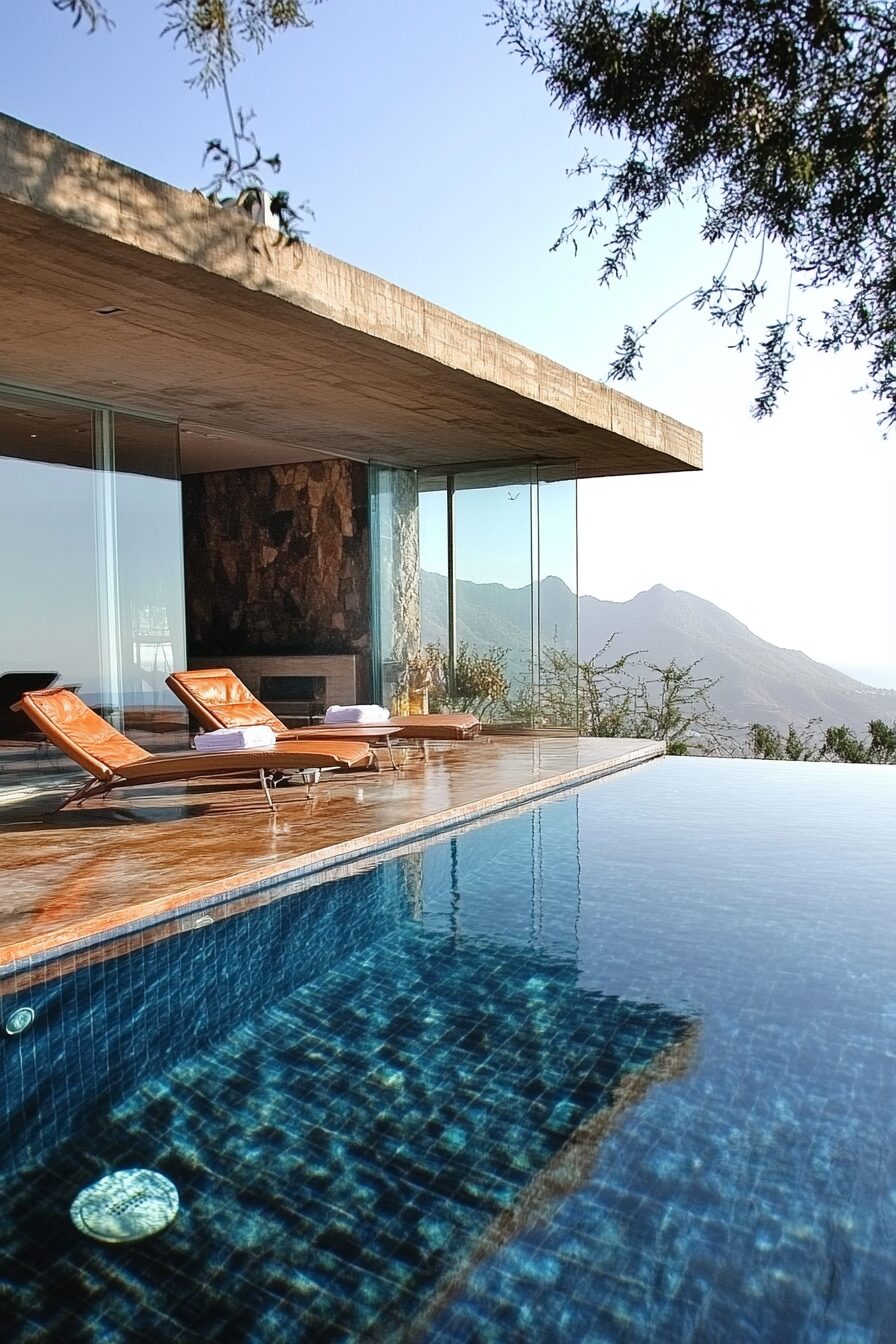38 Tropical Modern Pool House Ideas - photo 13