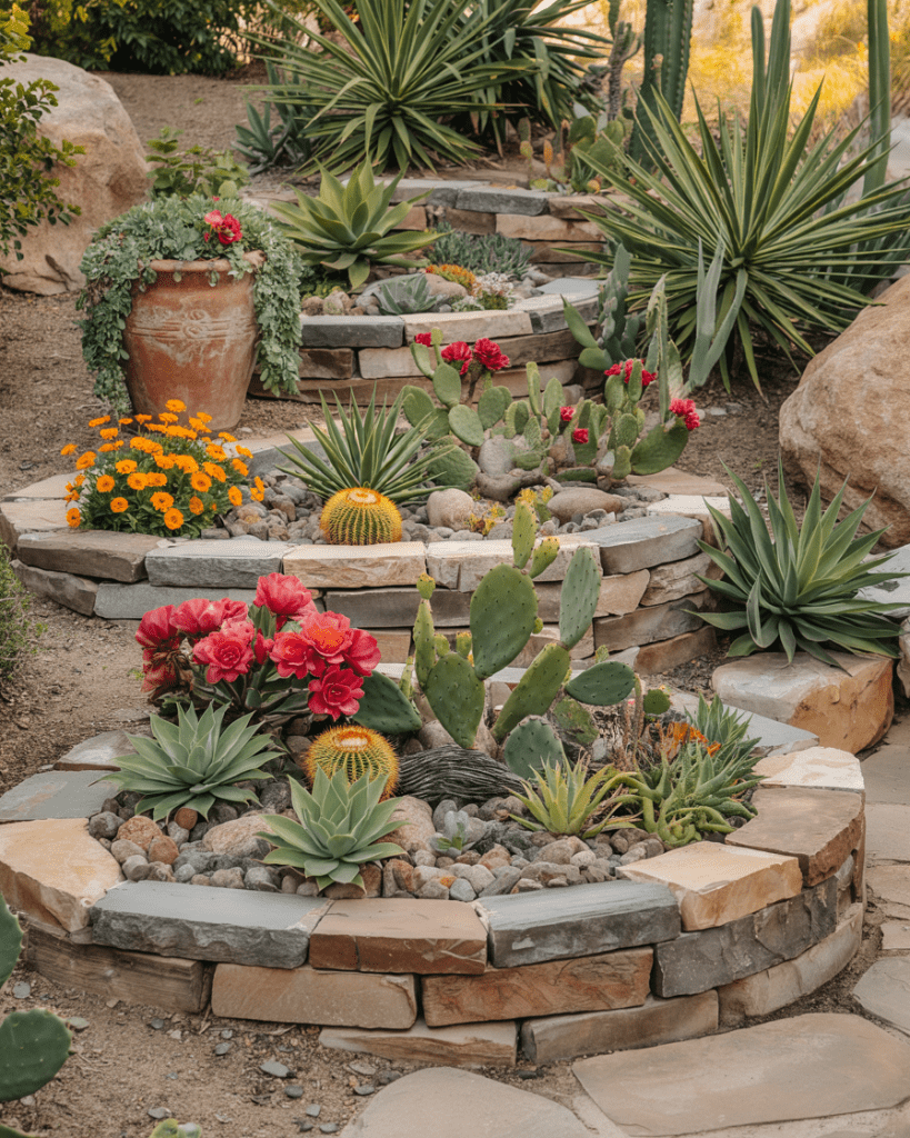 Sloped Yard Tiered Garden Beds - photo 2