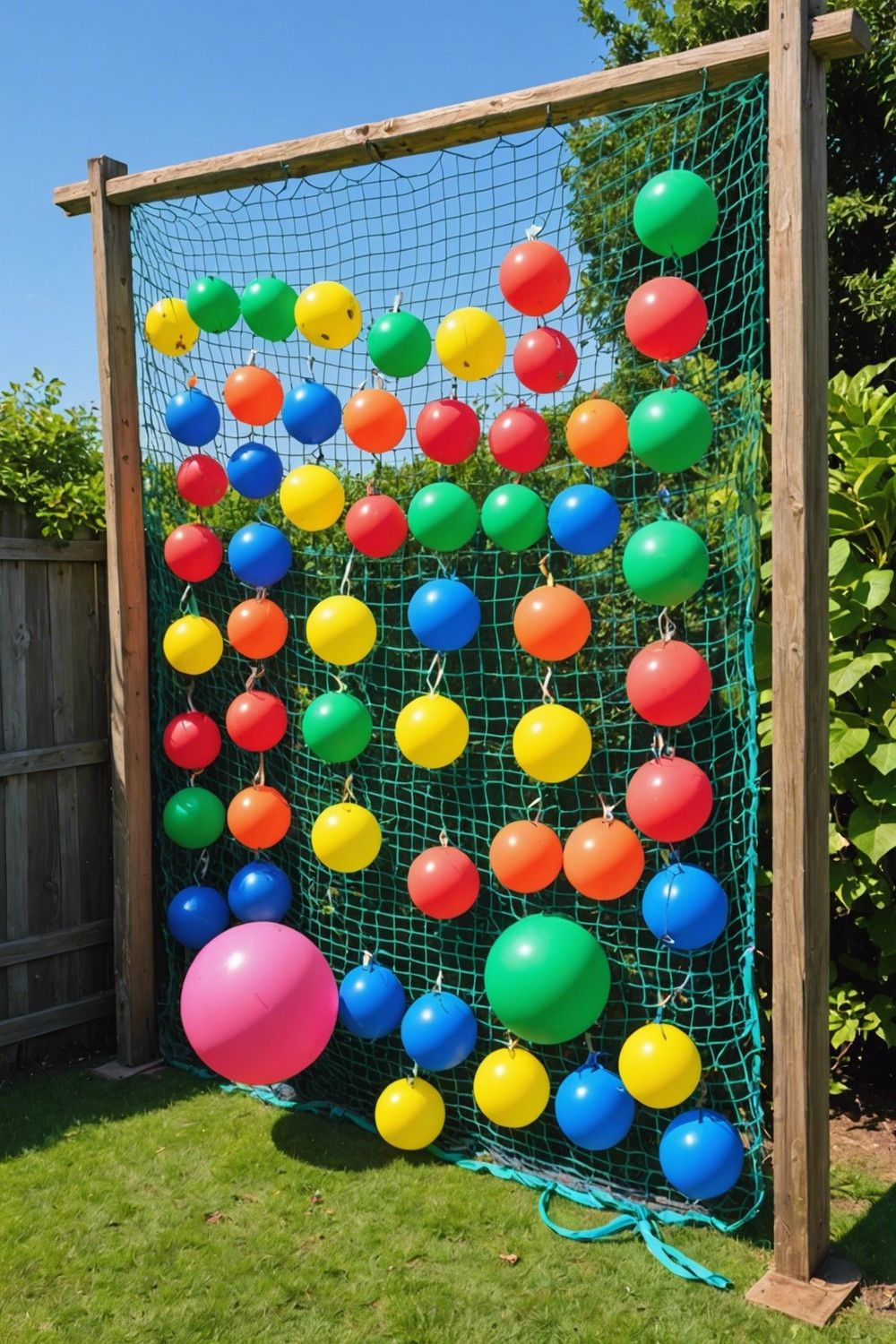 Fence-Mounted Storage Net