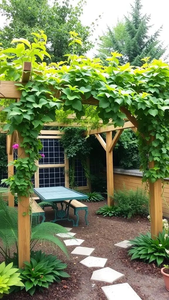 18. Pergola for Shaded Outdoor Living