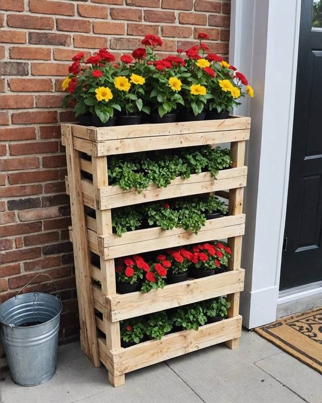 DIY Pallet Planters