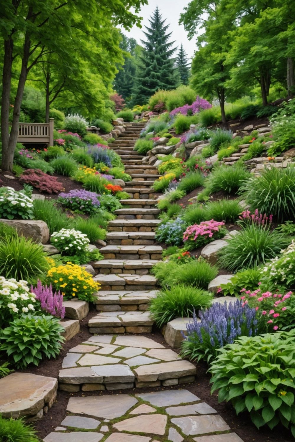 Tiered Garden Layouts for Sloped Yards