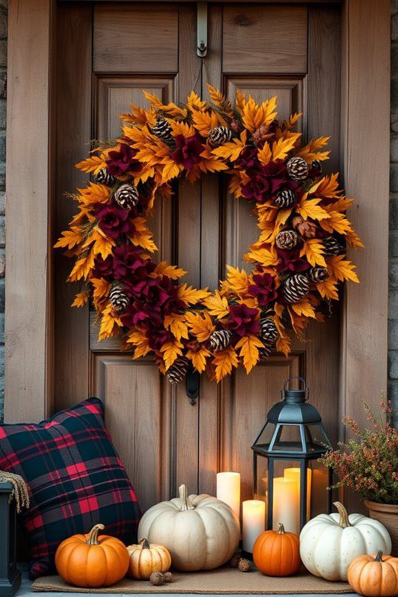 Hang a Festive Fall Wreath