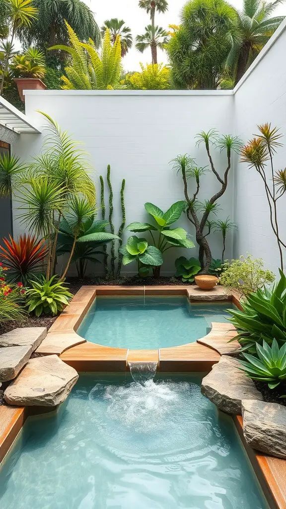 66. Refreshing Pool Garden Oasis Ideas