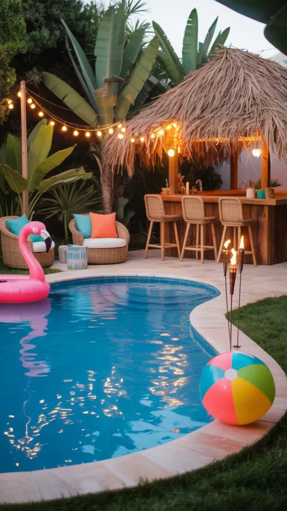 20. Themed Pool Decor Ideas