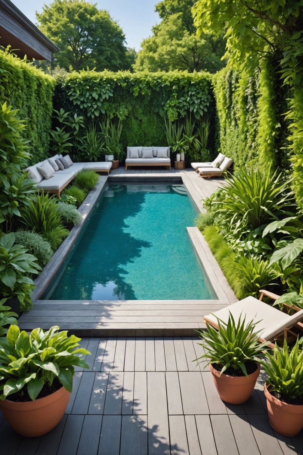 Vertical Garden and Green Wall Deck Accents