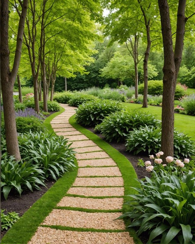 Wood Chip Walkways