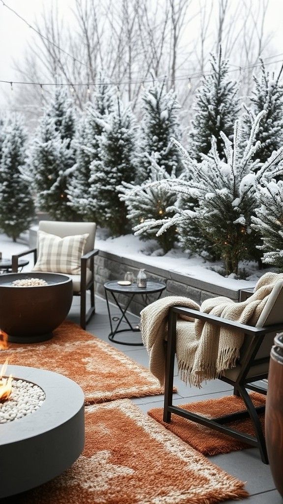 Chic Outdoor Rugs for Warmth