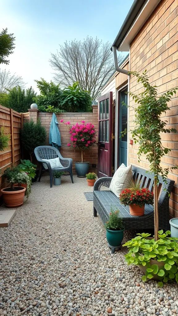 A Gravel Patio for Outdoor Relaxation