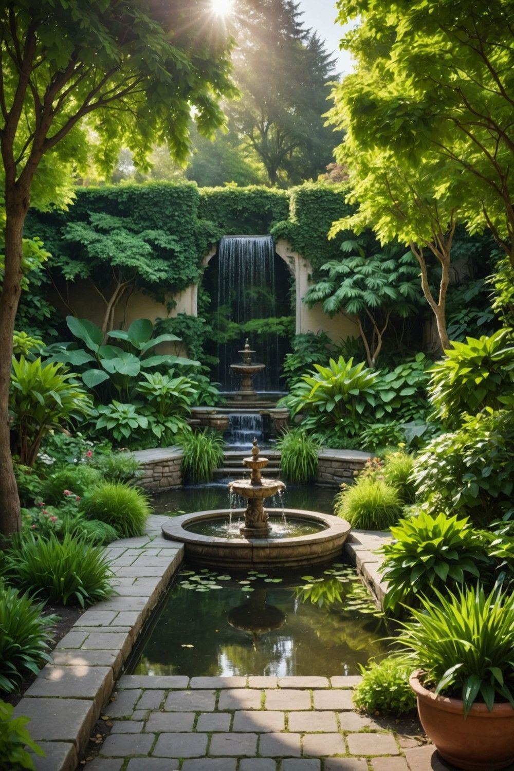 Water Feature: Pond or Fountain Options