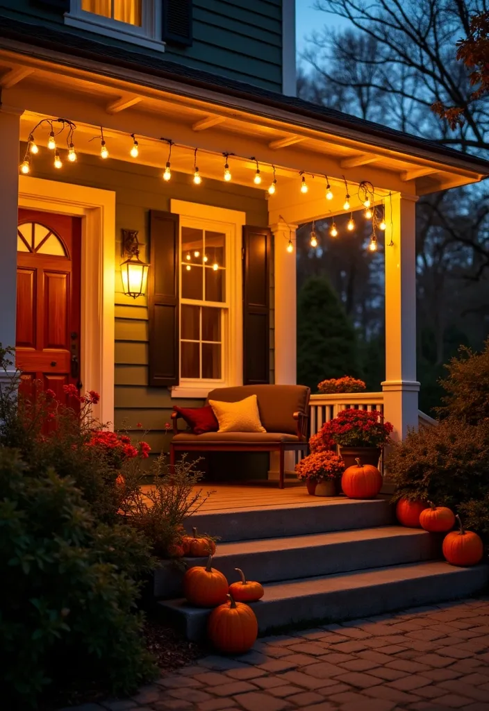 10. Warm Up with String Lights