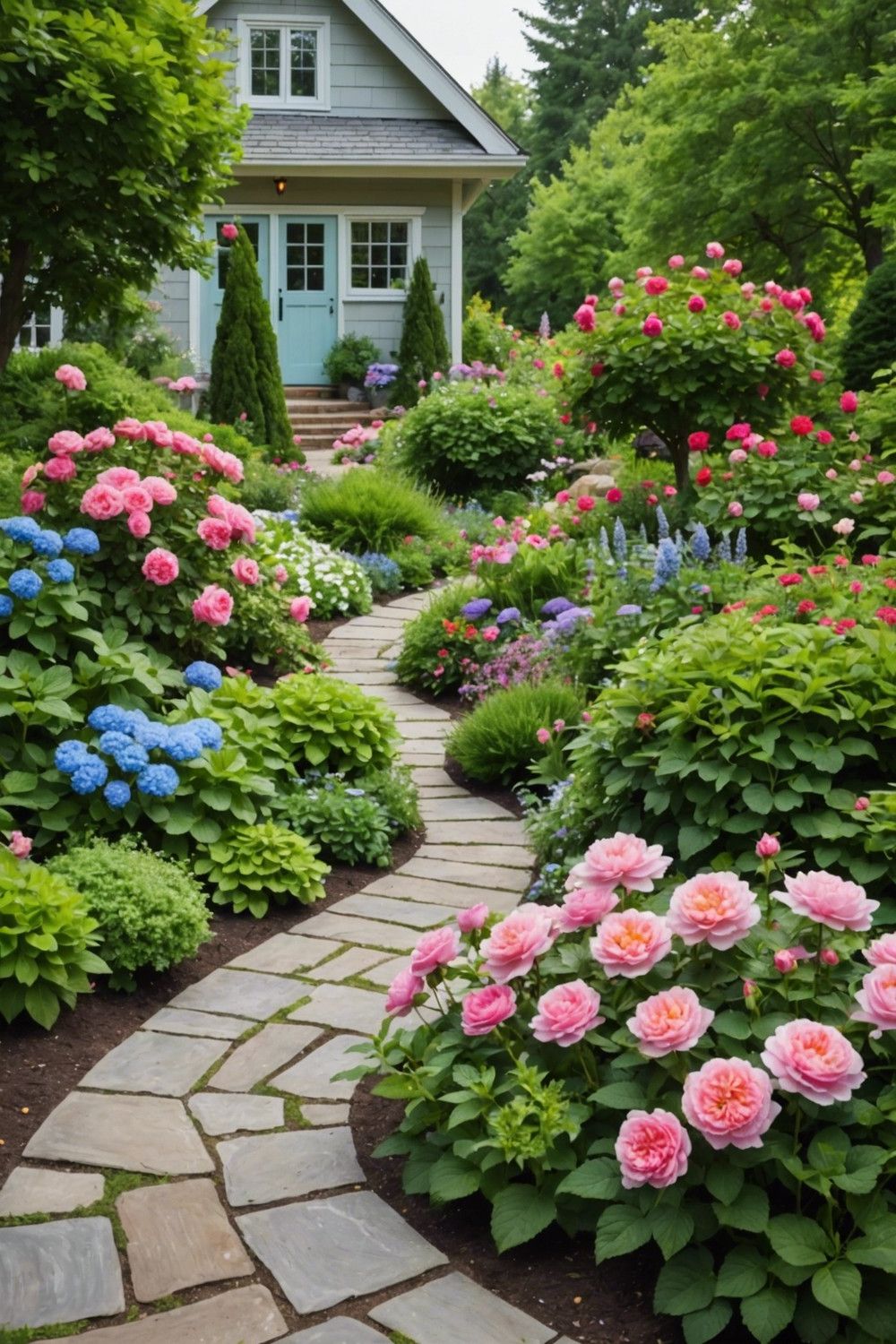 Colorful Flower Beds and Border Ideas