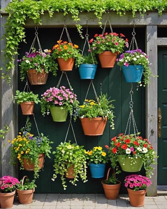 14) Creative Container Garden Arrangements