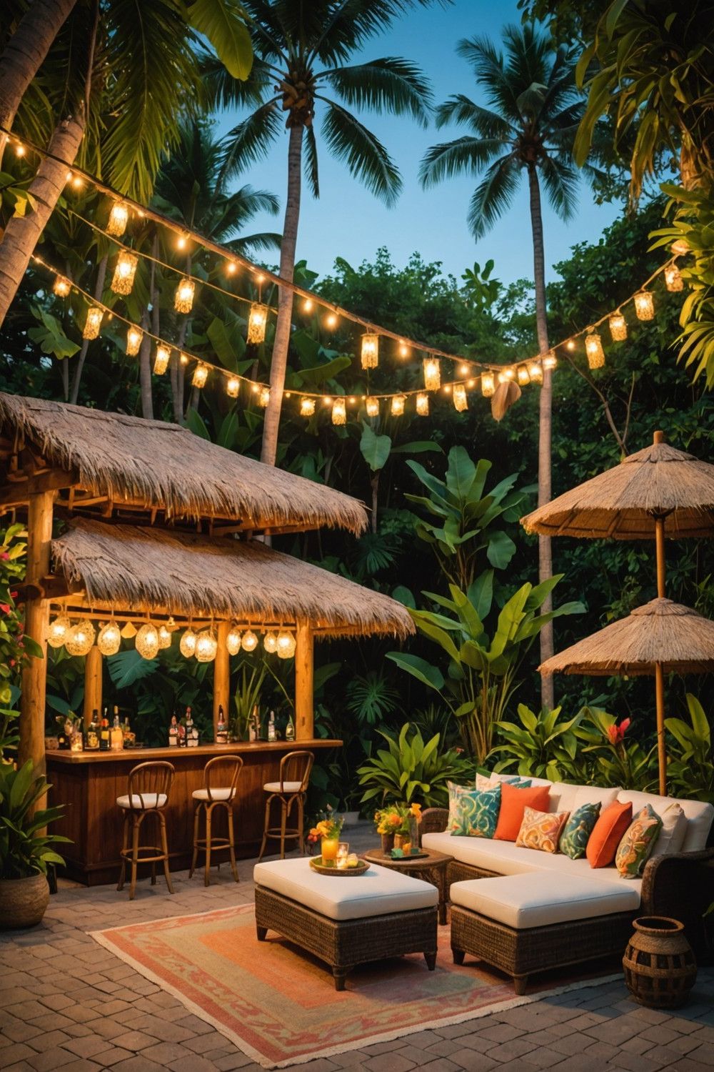 Poolside Tiki Bar Design Ideas