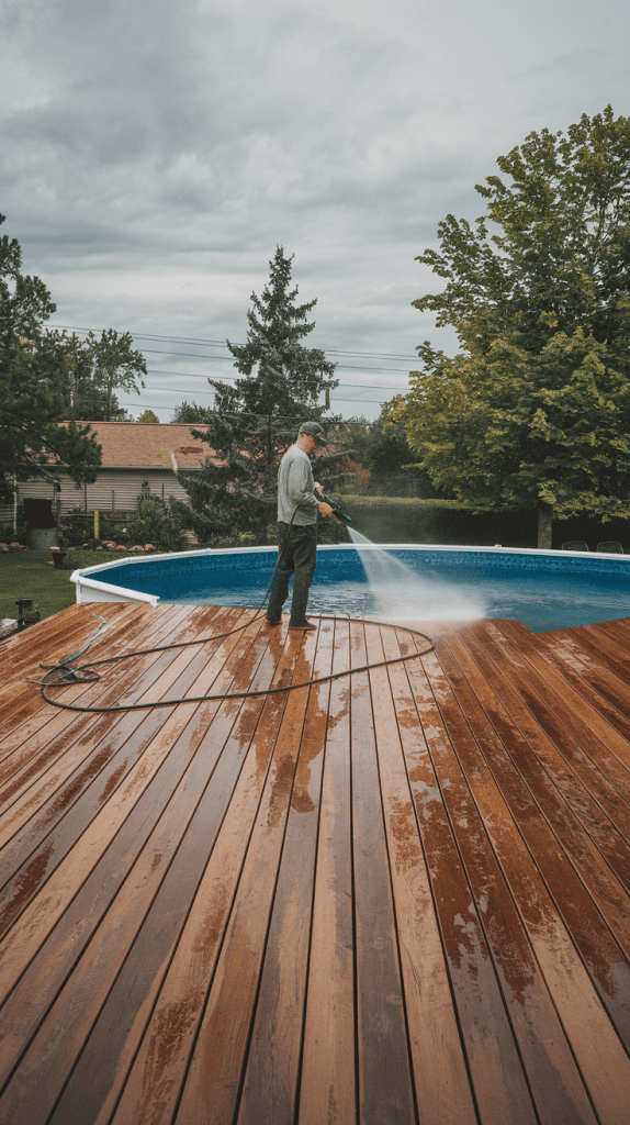 How to Maintain Your Above Ground Pool Deck