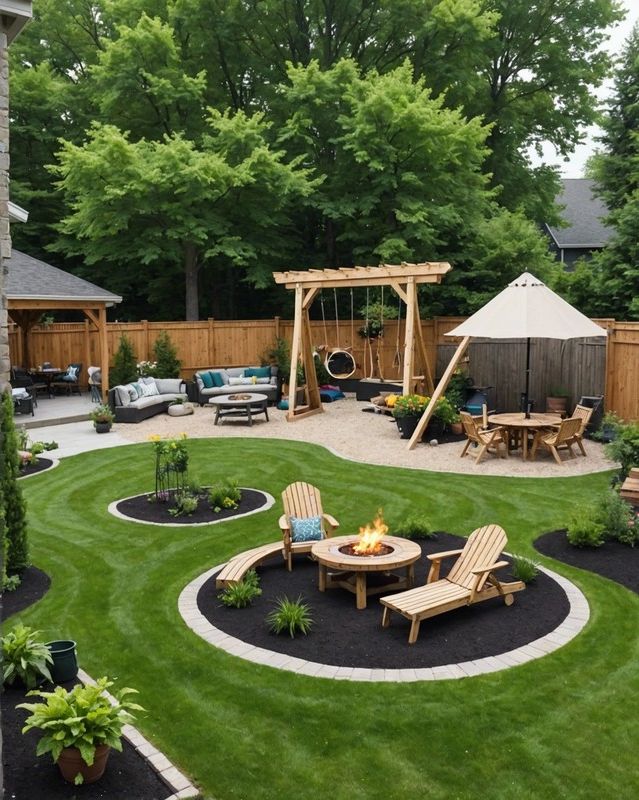 Divide the Yard Into Functional Zones