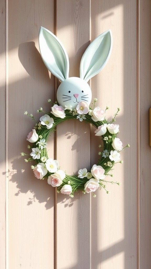 3 Bunny Shaped Wreath