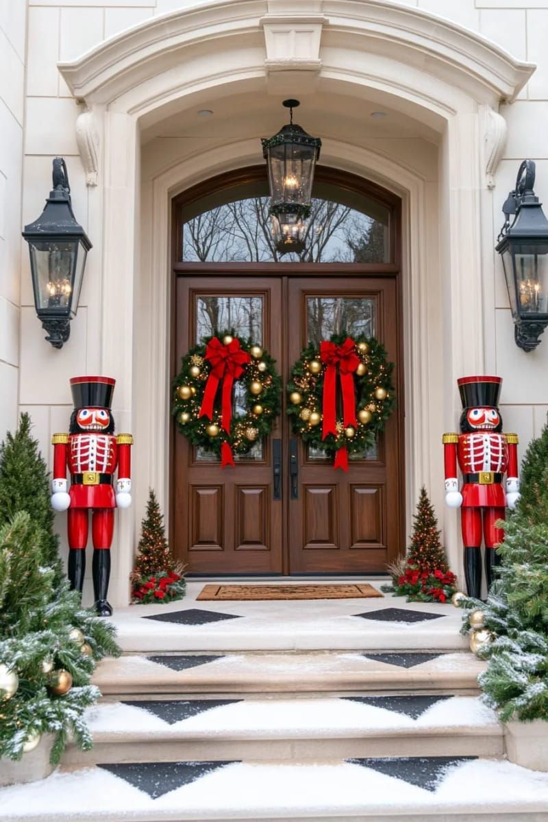 14. Nutcracker soldiers flanking the front entrance - photo 3