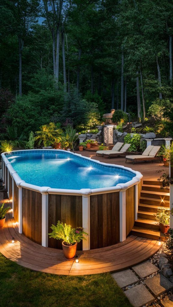 2. Landscaping Around Your Pool