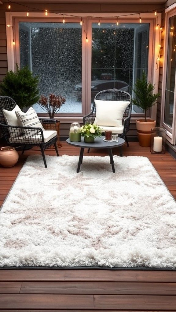 Warm Up the Floor with Insulated Rugs