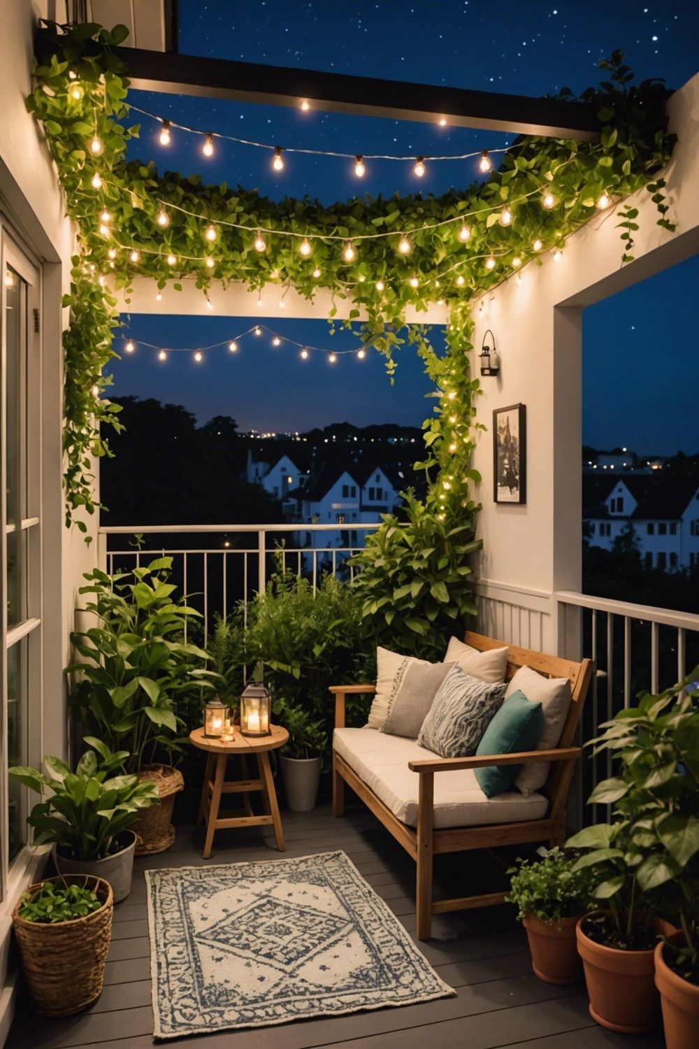 Fairy Lights for Balcony Ambiance