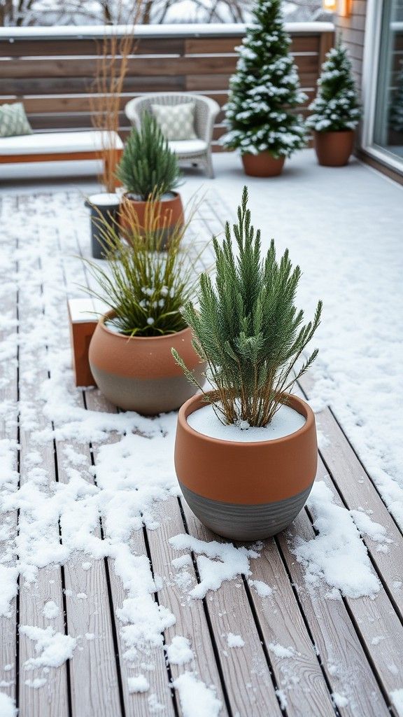 Eco-Friendly Plants for Cold Patios