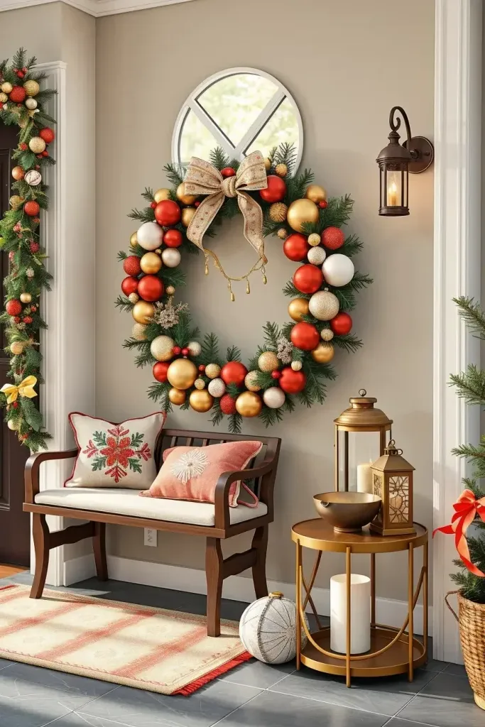 DIY Wreaths Made from Ornament Balls - photo 2