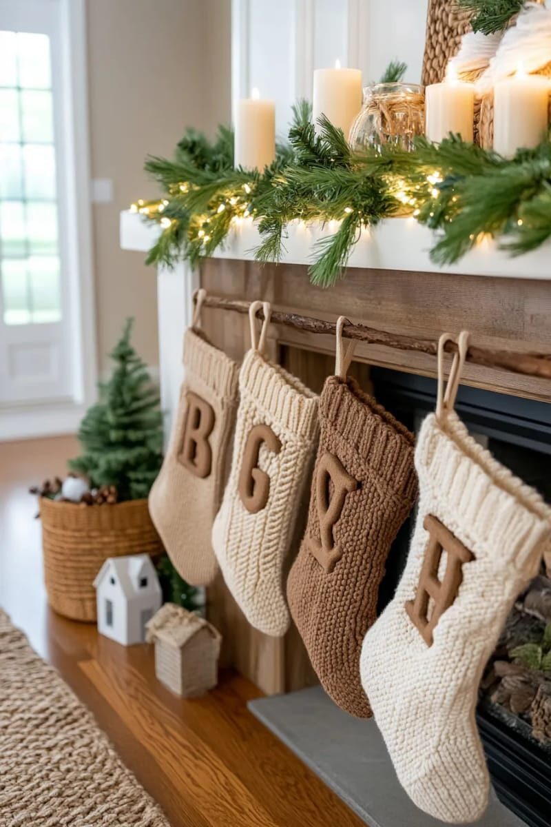 9. Chunky Knit Monogram Letters for Hygge Style - photo 2