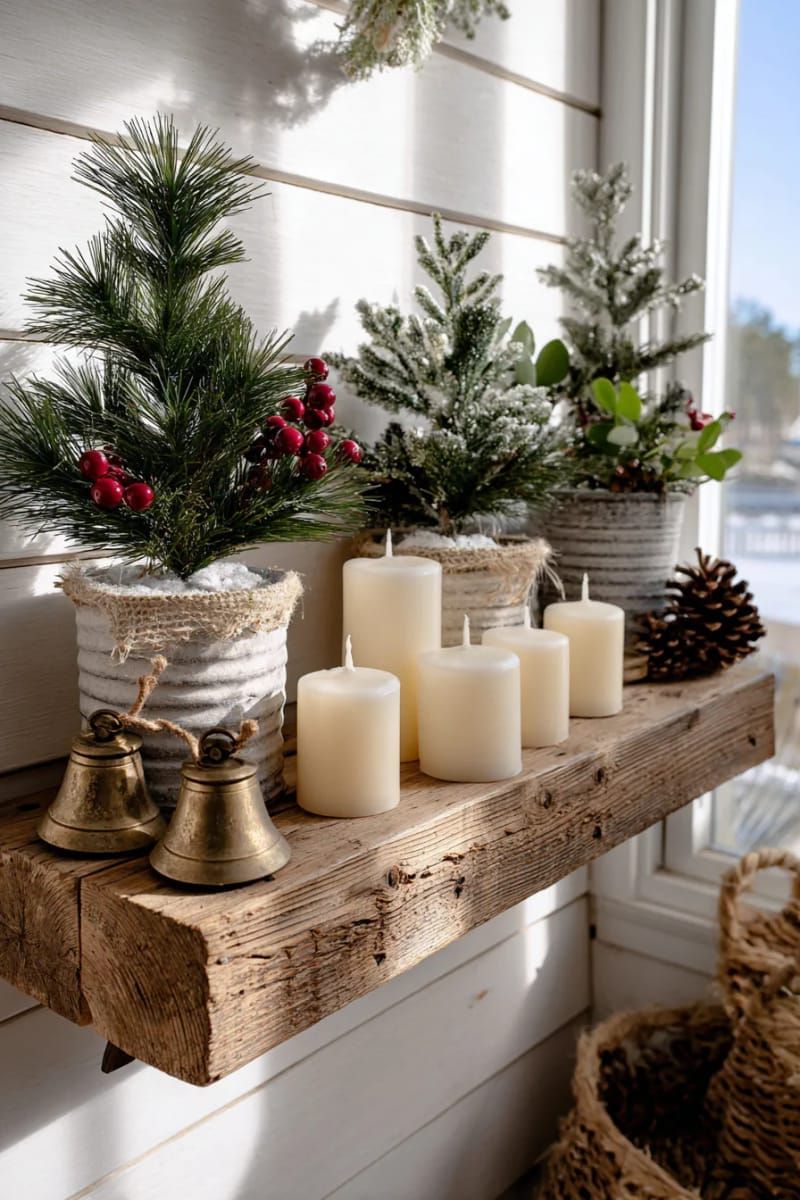 30. Wall Shelf With Bells And Candles - photo 2