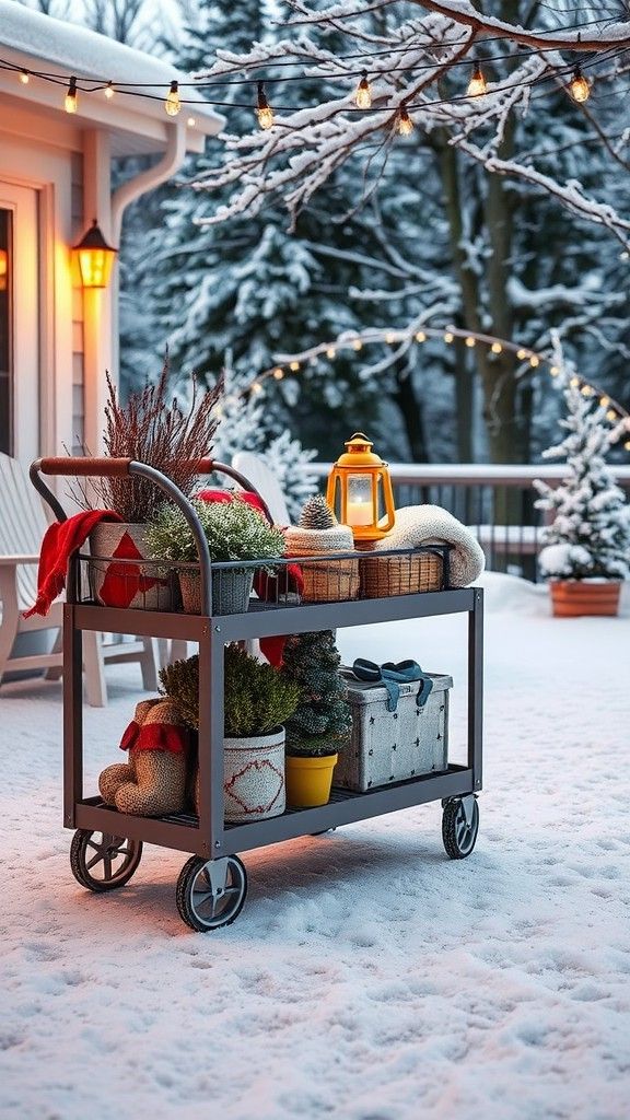 Rolling Cart for Flexible Storage