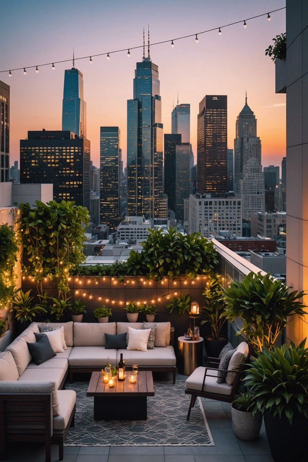 City-View Rooftop Patio Ideas