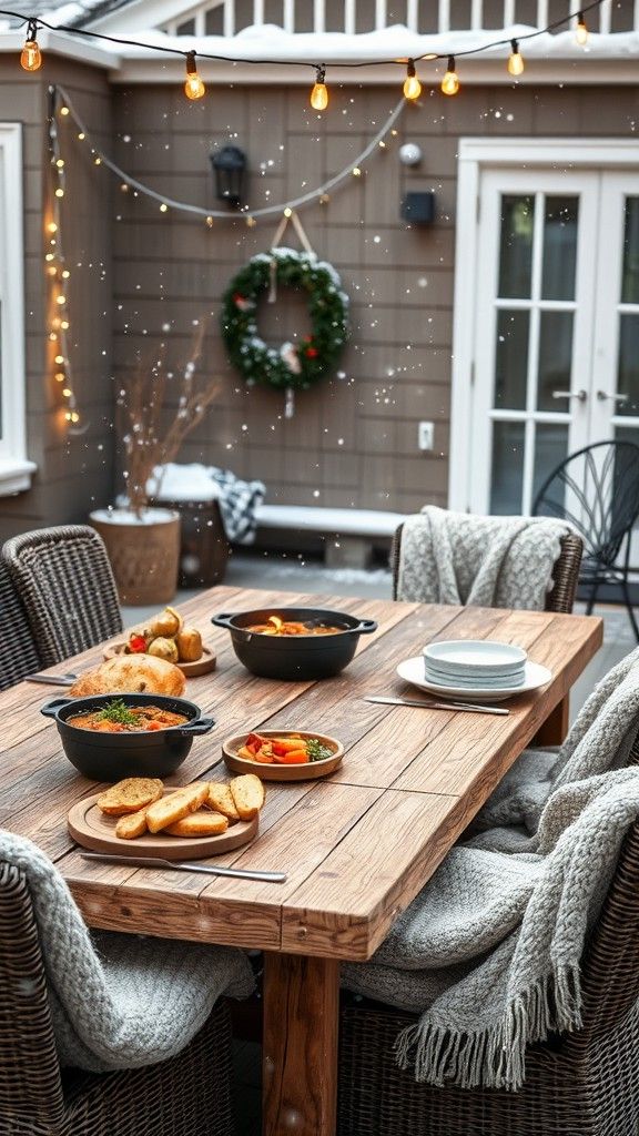 Hearty Meals for Outdoor Winter Dining