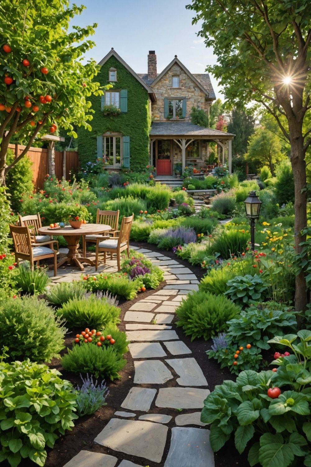 Growing Fruit Trees and Vegetables as Edible Landscape