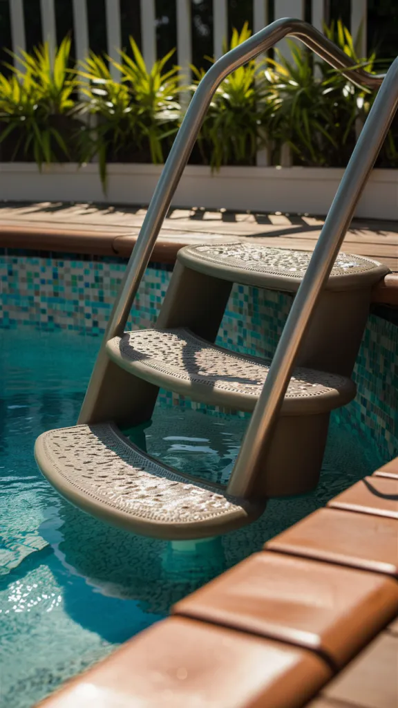 Steps Built with Slip-Resistant Surfaces