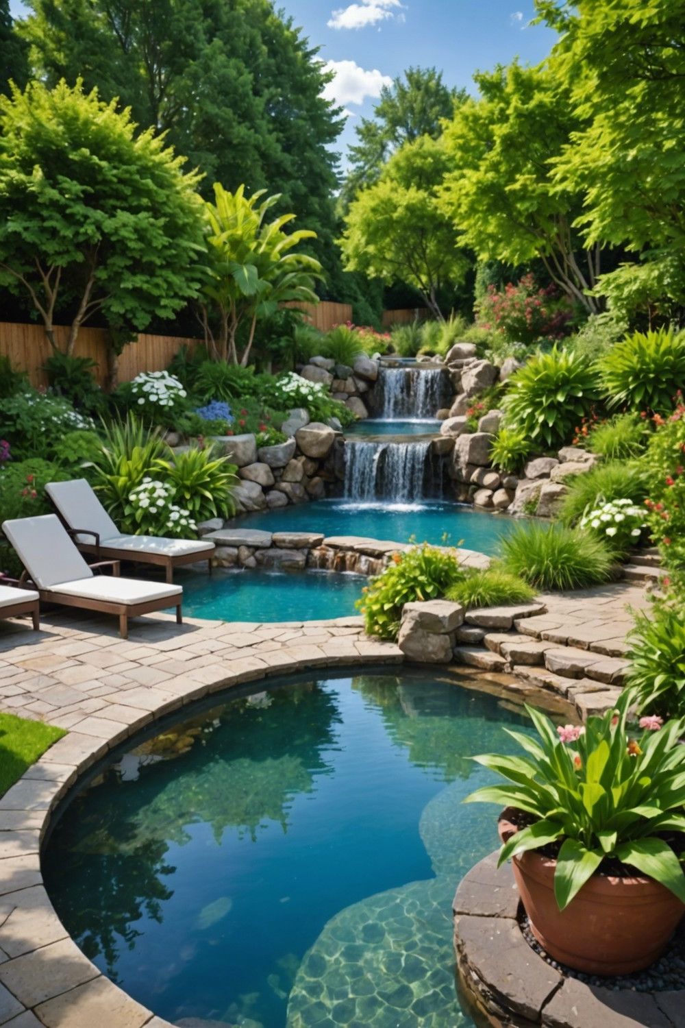 Natural Swimming Pools on a Small Scale