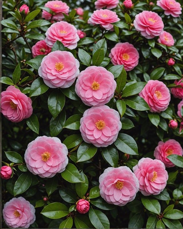 Camellia Bushes for Lasting Color