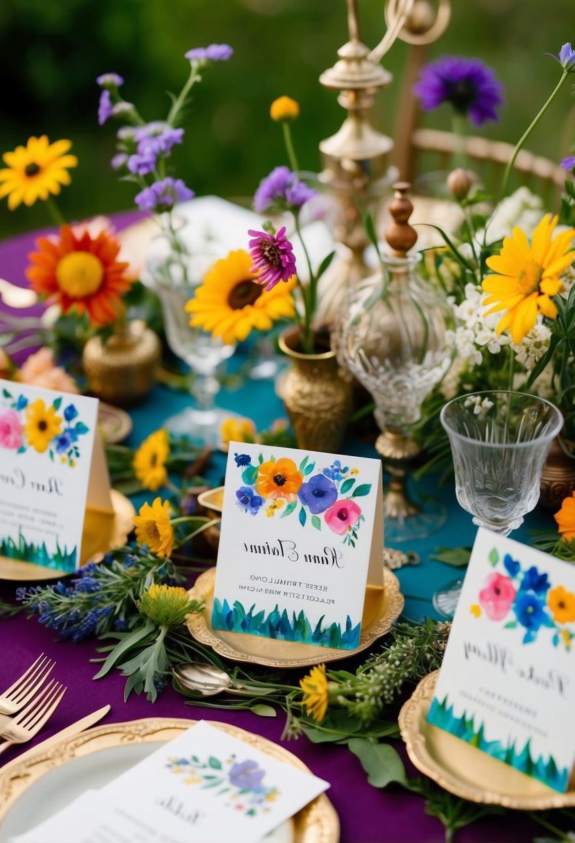9) Design Playful Place Cards