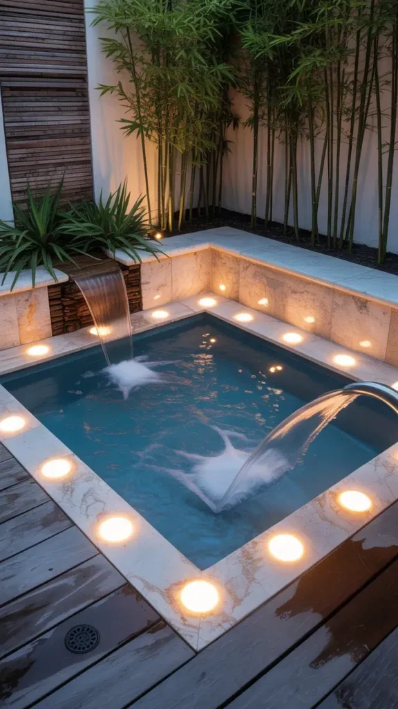 2. Plunge Pools Built for Unwinding