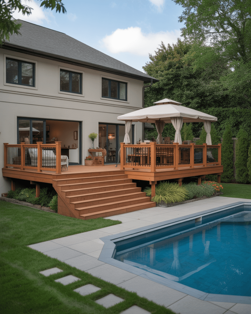 Multi-Level Decks with a Gazebo Touch