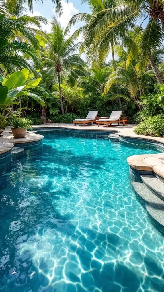 20. Small Pool Retreat with Sandy Entry for Kids