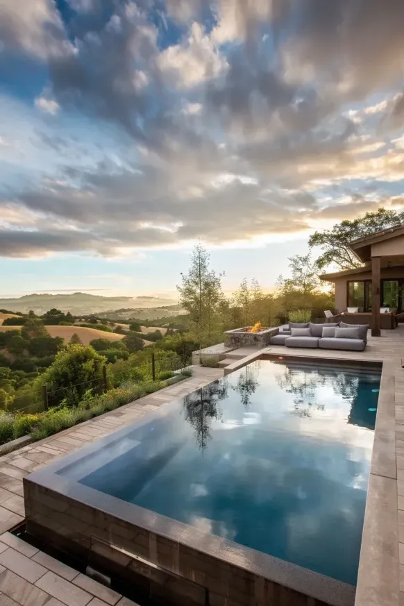 Above Ground Pool With Scenic Views