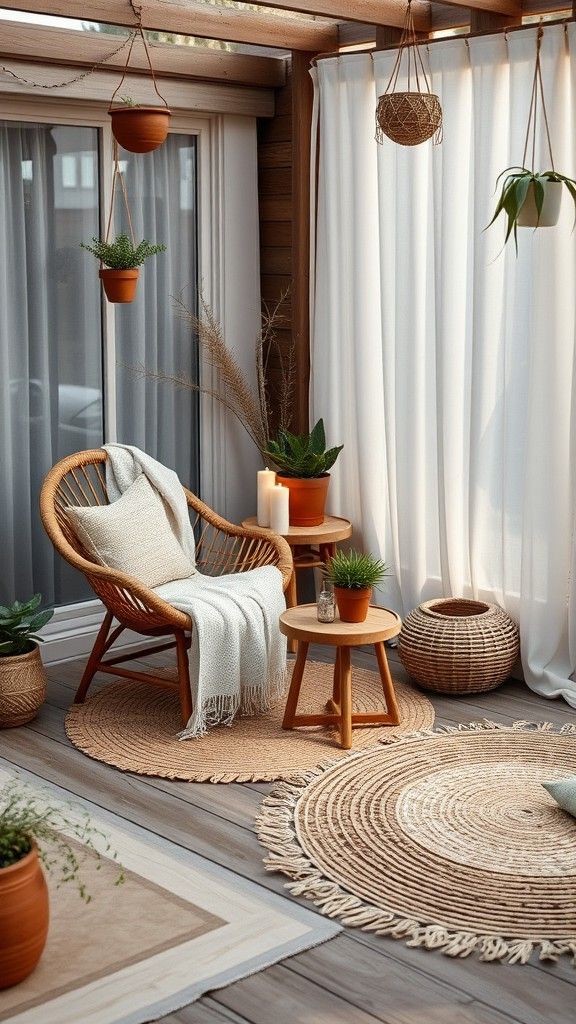 Natural Materials for a Boho Look