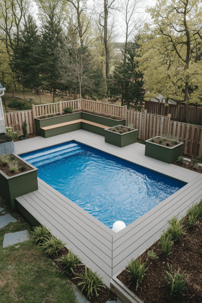16. L-Shaped Deck for Small Yards