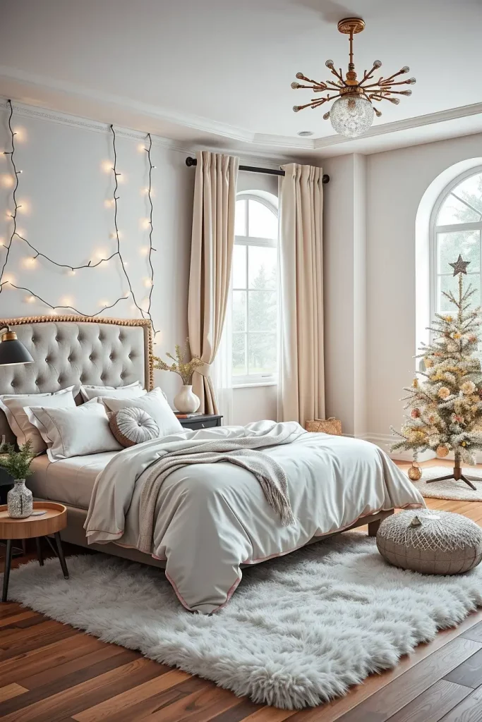 How to Style a Winter Wonderland Bedroom