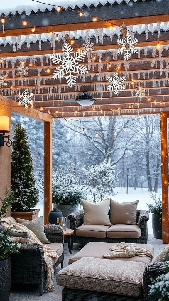Hang Snowflake Decorations