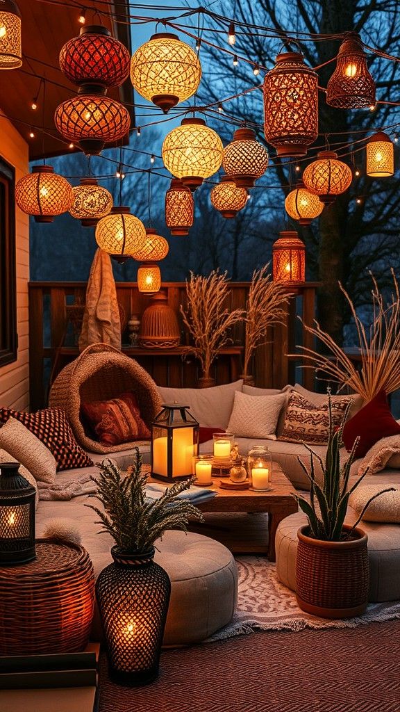 Lanterns for Extra Warmth and Light