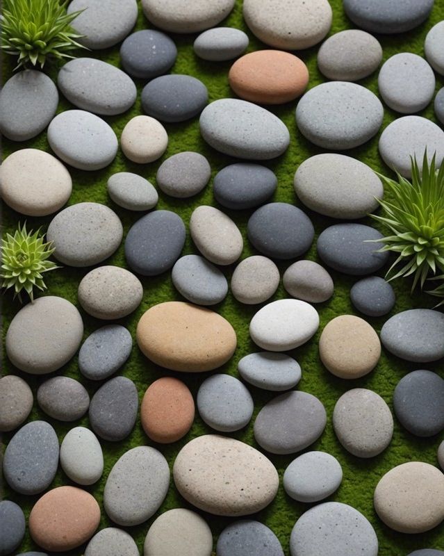 Balanced Zen Stone Arrangements