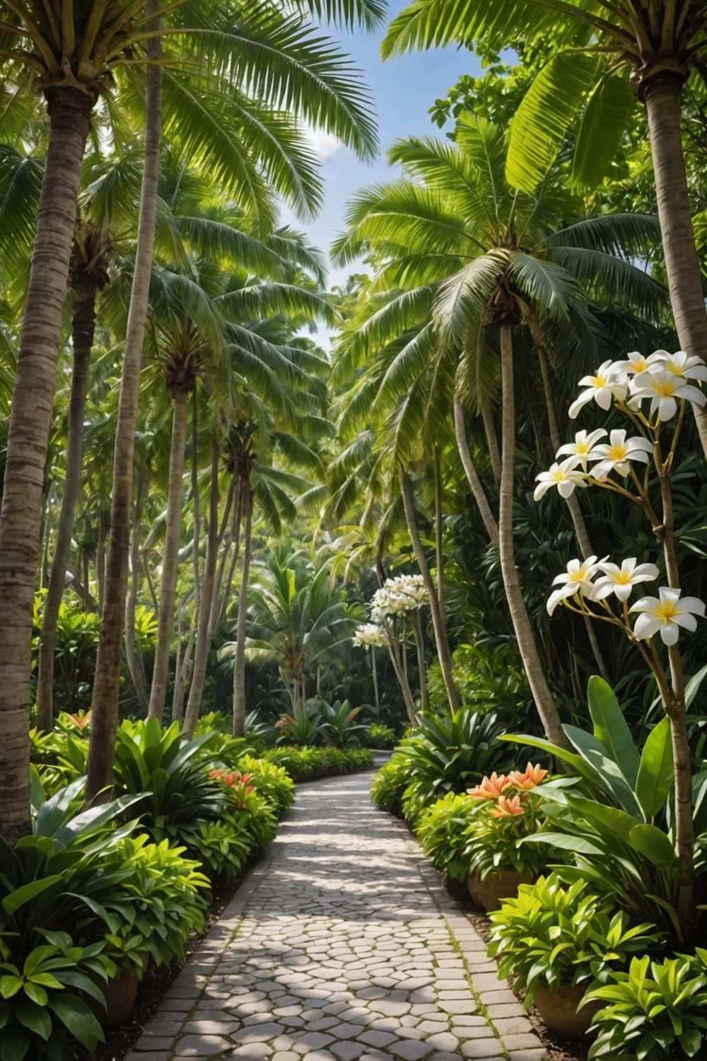 Scented Frangipani Pathway Ideas